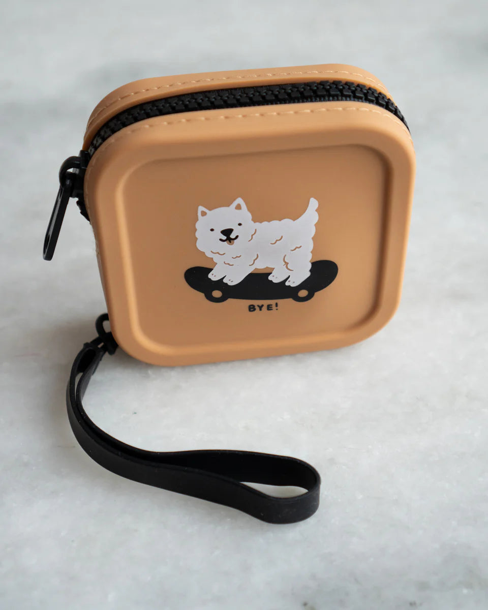 STAY HOME CLUB - ZIPPER COIN POUCH - SK8 DAWG