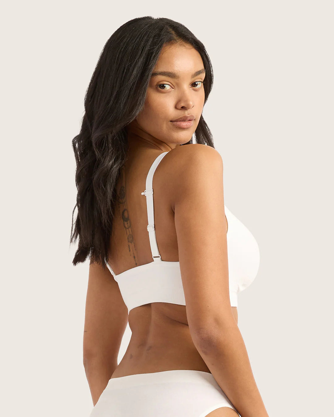 Full Bust Wireless T-Shirt Bra | white