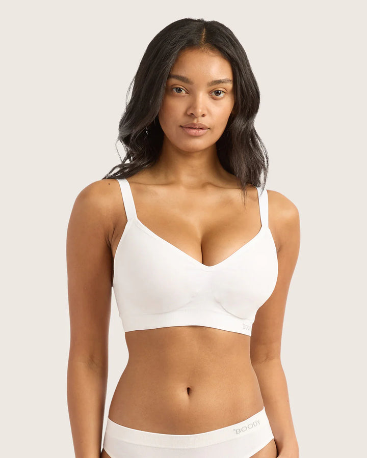 Full Bust Wireless T-Shirt Bra | white