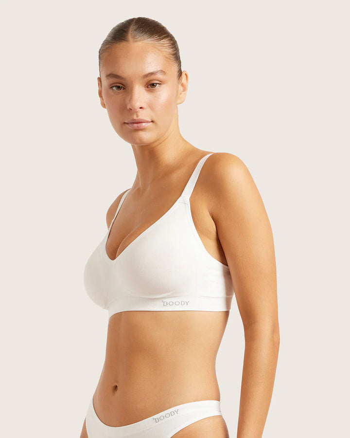 Full Bust Wireless T-Shirt Bra | white