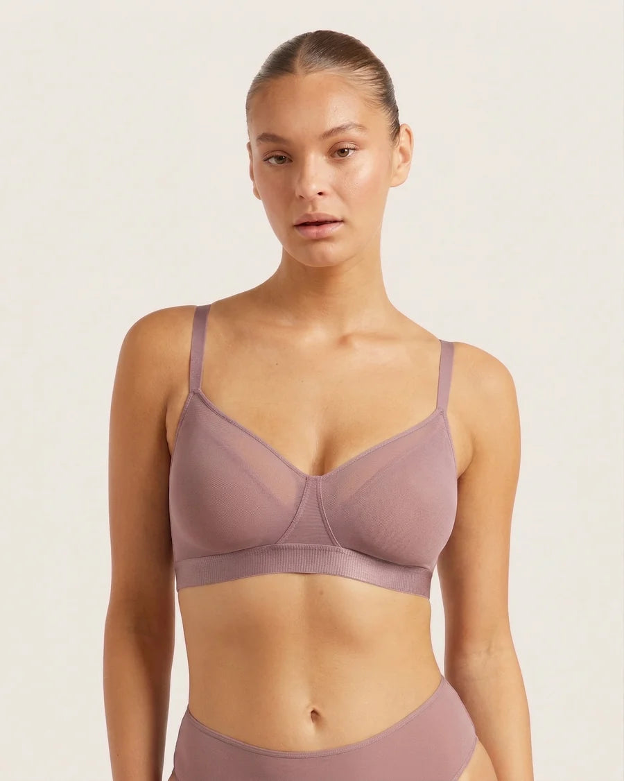 BOODY | FreeMesh Full Bust Wireless Bra | mauve
