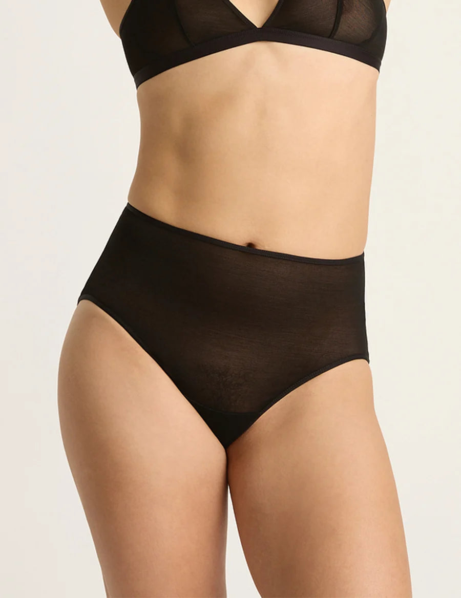 BOODY | FreeMesh High-Cut Full Briefs | black