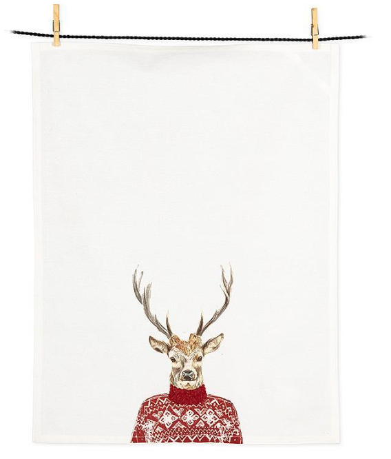 Dressed Stag Kitchen Towel