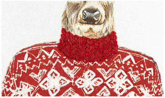 Dressed Stag Kitchen Towel