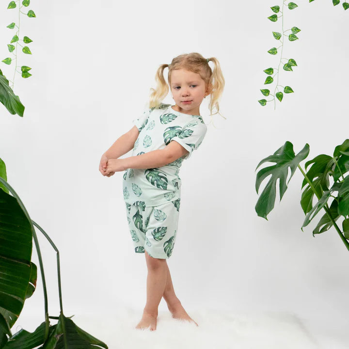 BELAN.J | SUMMER PJ SET | TROPICAL LEAVES