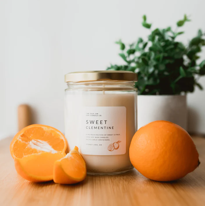 OLD JAR CANDLE CO | SOY CANDLE | SWEET CLEMENTINE