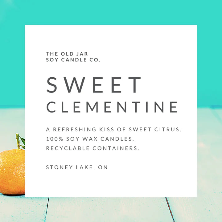 OLD JAR CANDLE CO | SOY CANDLE | SWEET CLEMENTINE