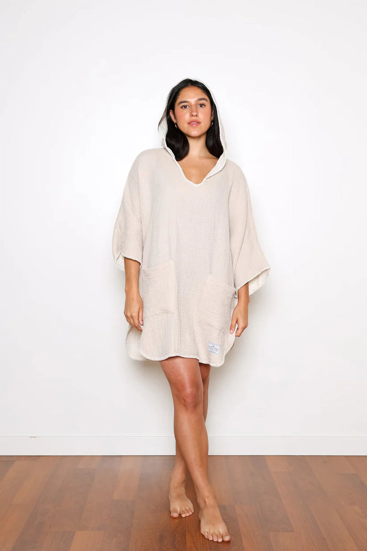 Tofino Towel | Cocoon Surf Poncho | Tan