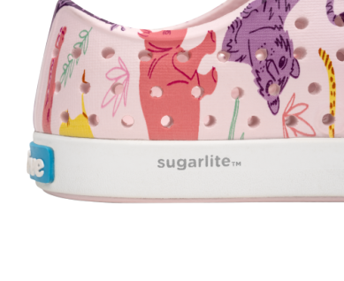 Native Shoes Jefferson - Sugarlite Print Shell White/Milk Pink/Safari Friends