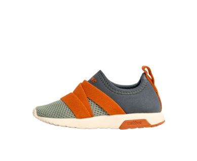 Native Shoes Phoenix Sneaker - Loch Green/Mars Orange/Bone White