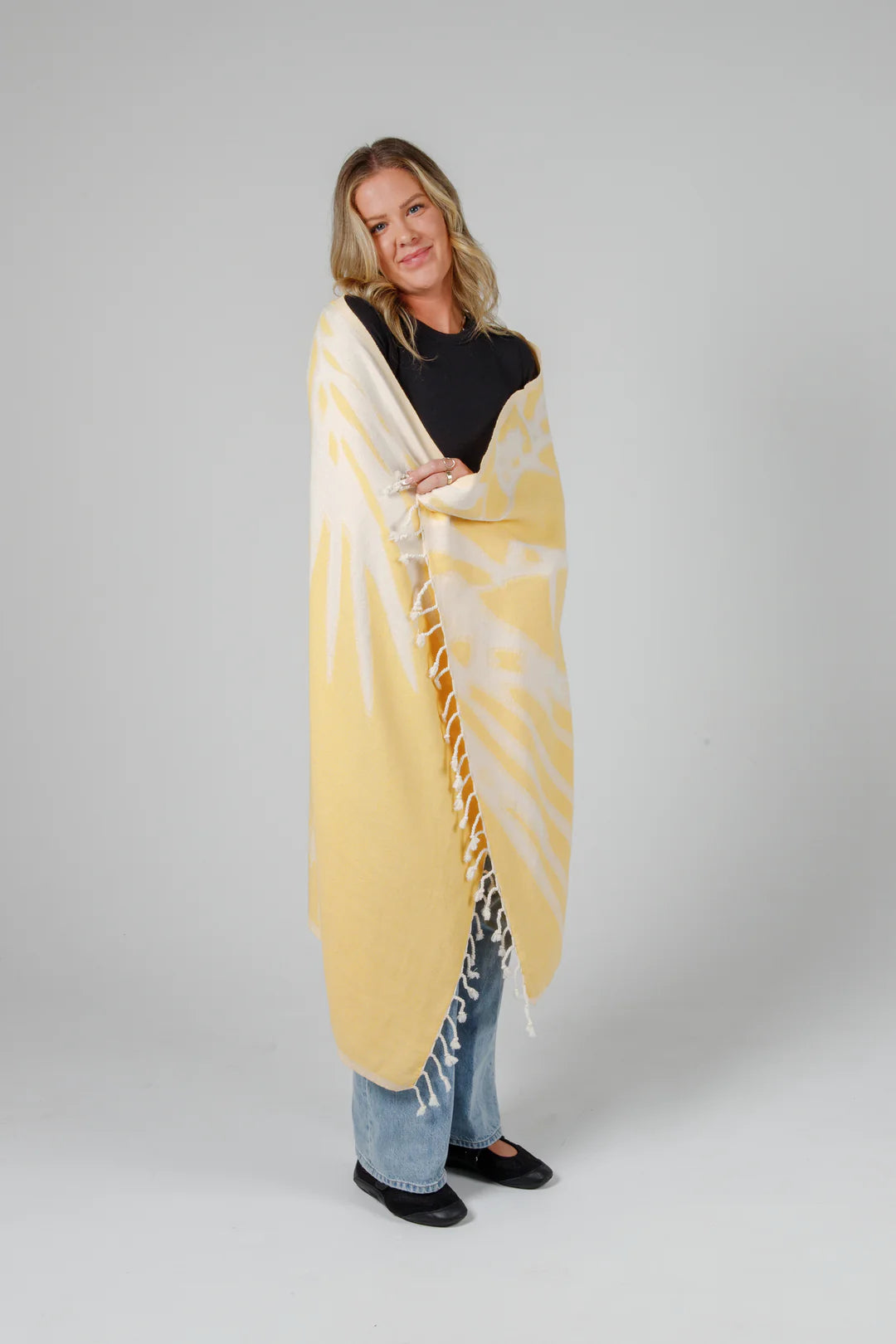 Tofino Towel | The Somers Palm Turkish Towel | apricot