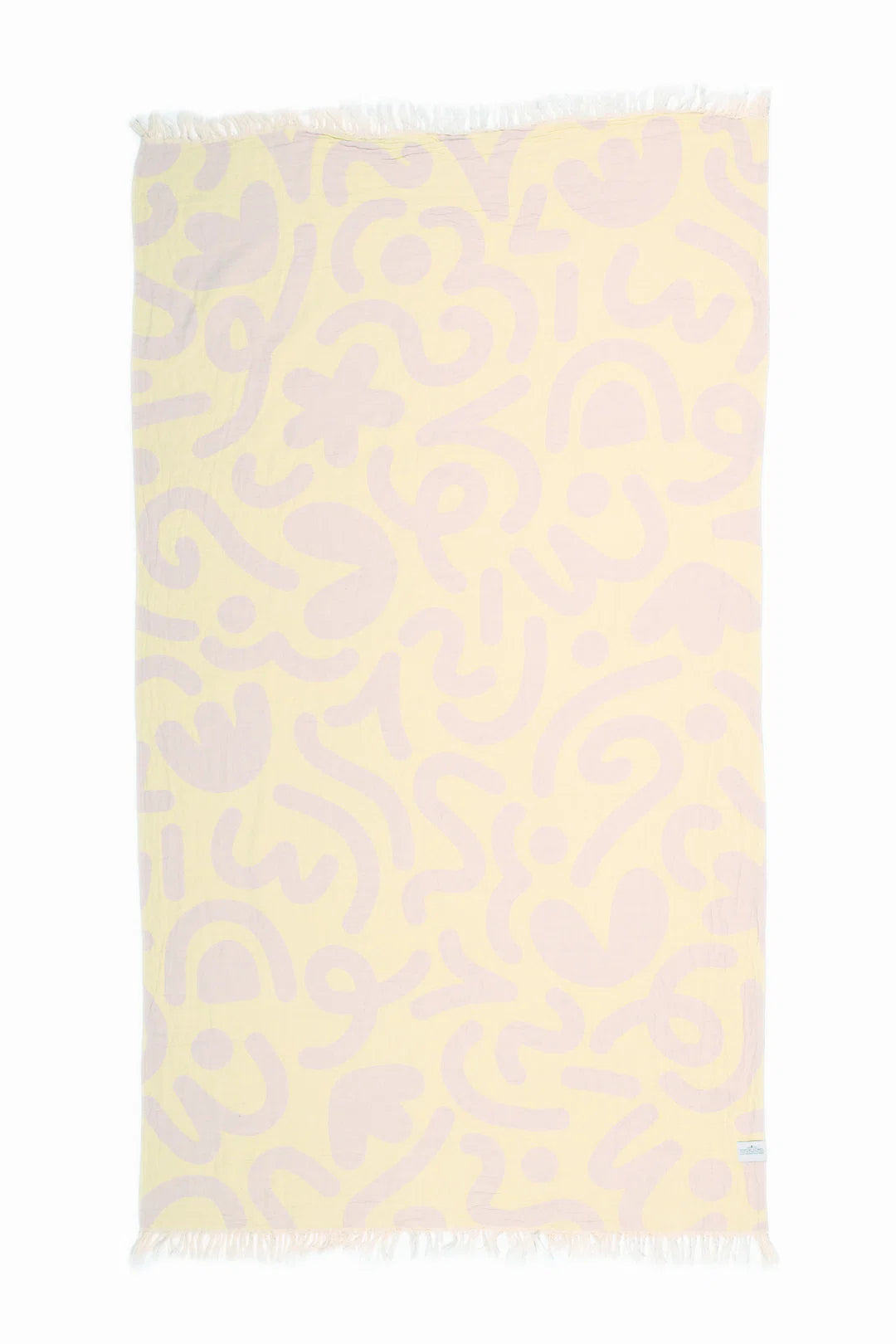 TOFINO TOWEL | THE DREW DOODLE TURKISH TOWEL | LIME