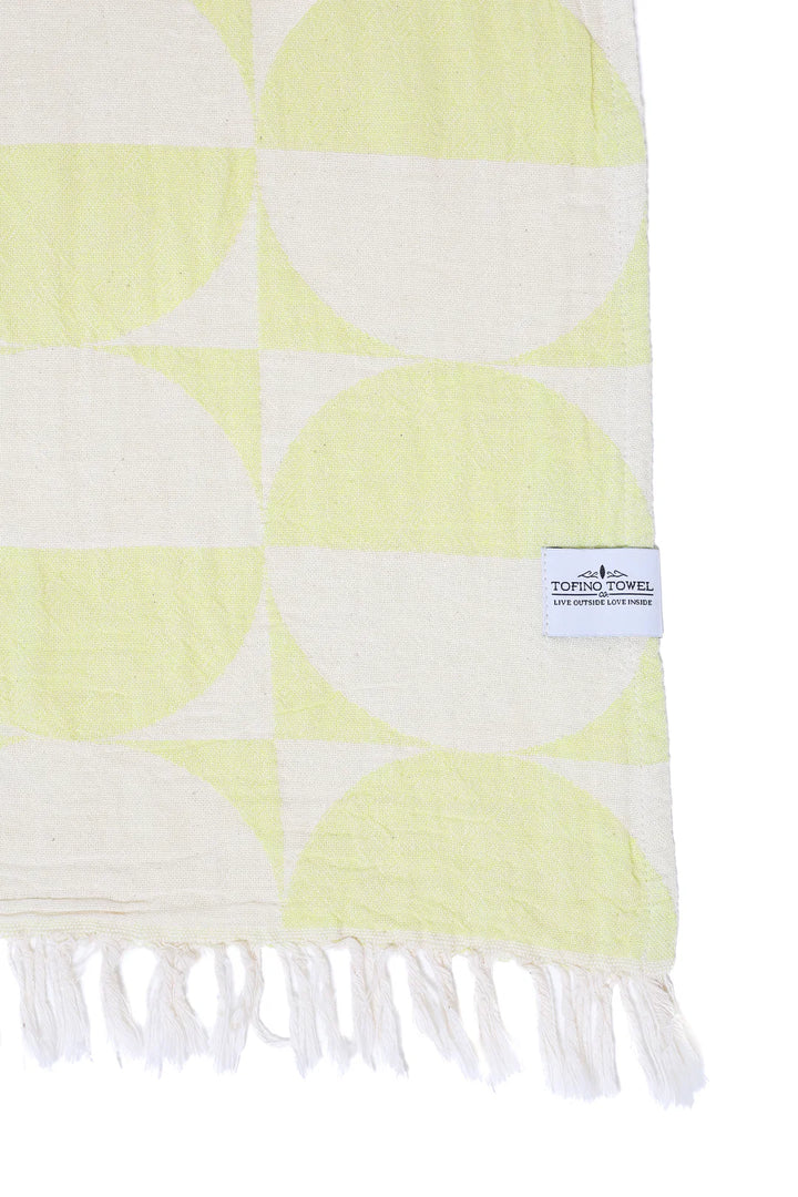 TOFINO TOWEL | THE PHASE TURKISH TOWEL | LIME