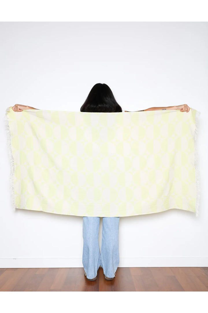 TOFINO TOWEL | THE PHASE TURKISH TOWEL | LIME