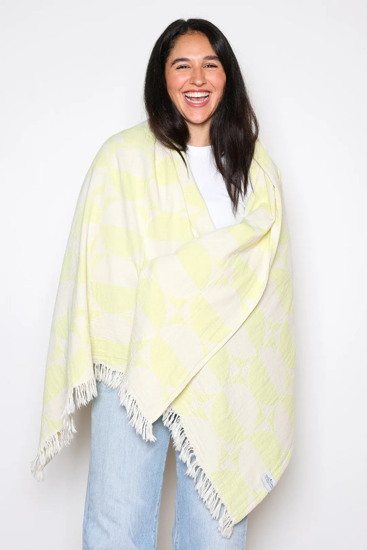 TOFINO TOWEL | THE PHASE TURKISH TOWEL | LIME