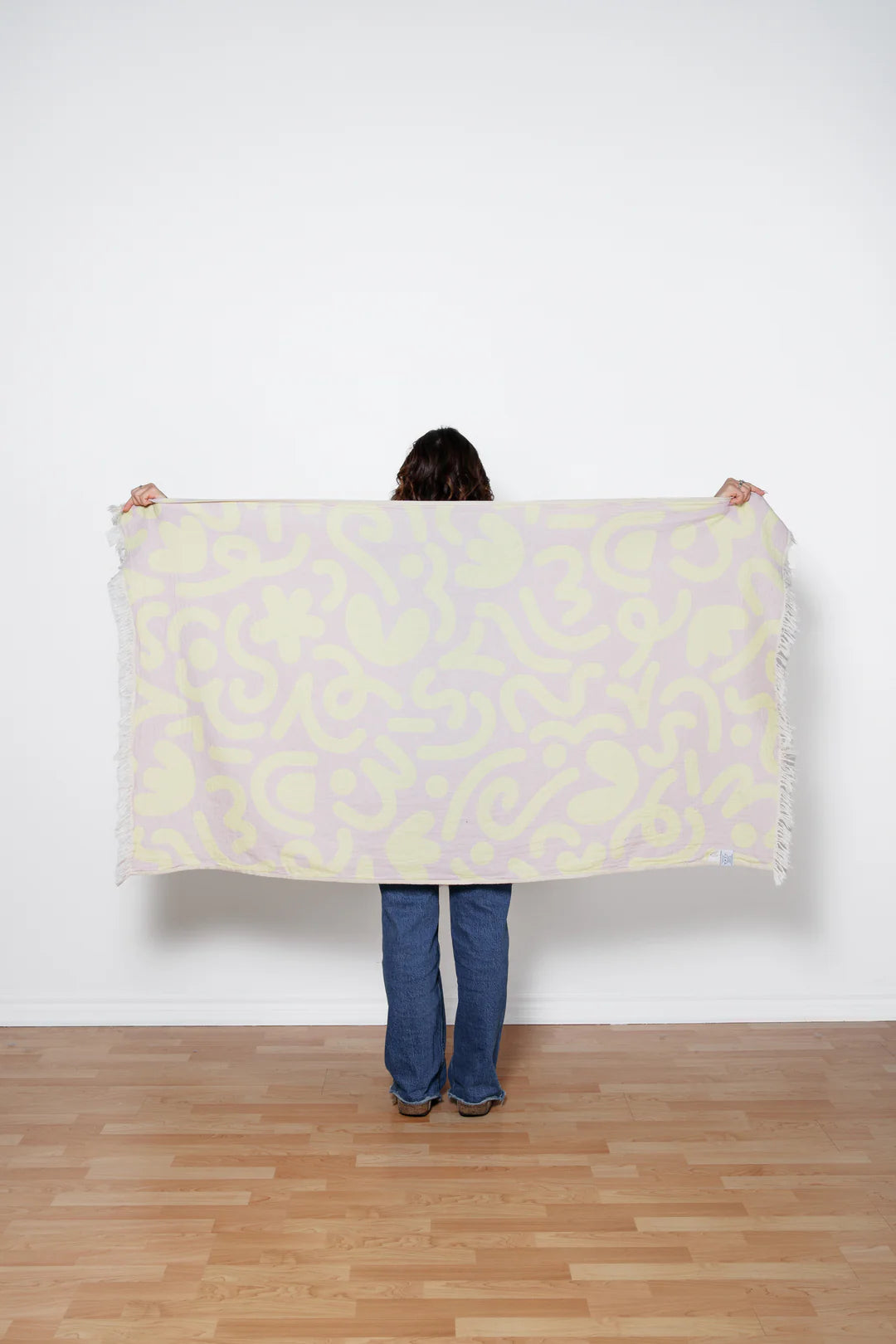 TOFINO TOWEL | THE DREW DOODLE TURKISH TOWEL | LIME