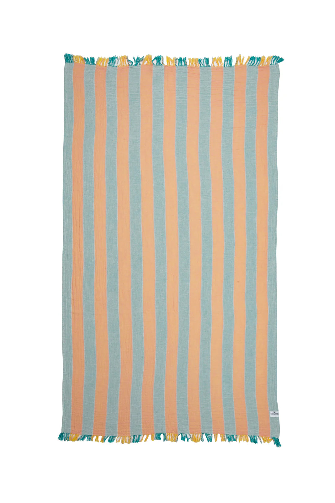 Tofino Towel | The Banks Muslin Turkish Towel | mint mix