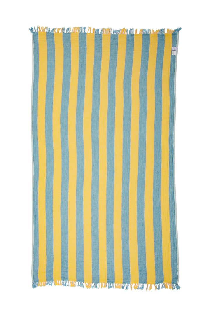 Tofino Towel | The Banks Muslin Turkish Towel | mint mix