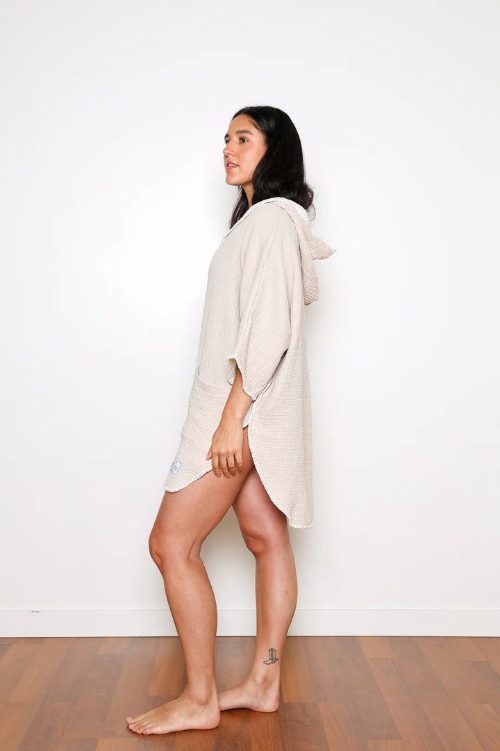 Tofino Towel | Cocoon Surf Poncho | Tan