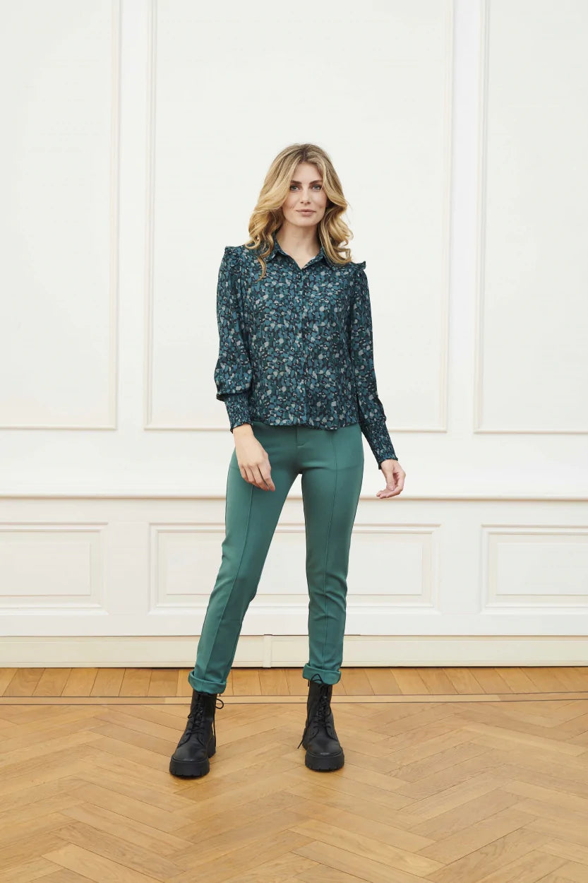 LOFTY MANNER | Rox Blouse | Blue Dot