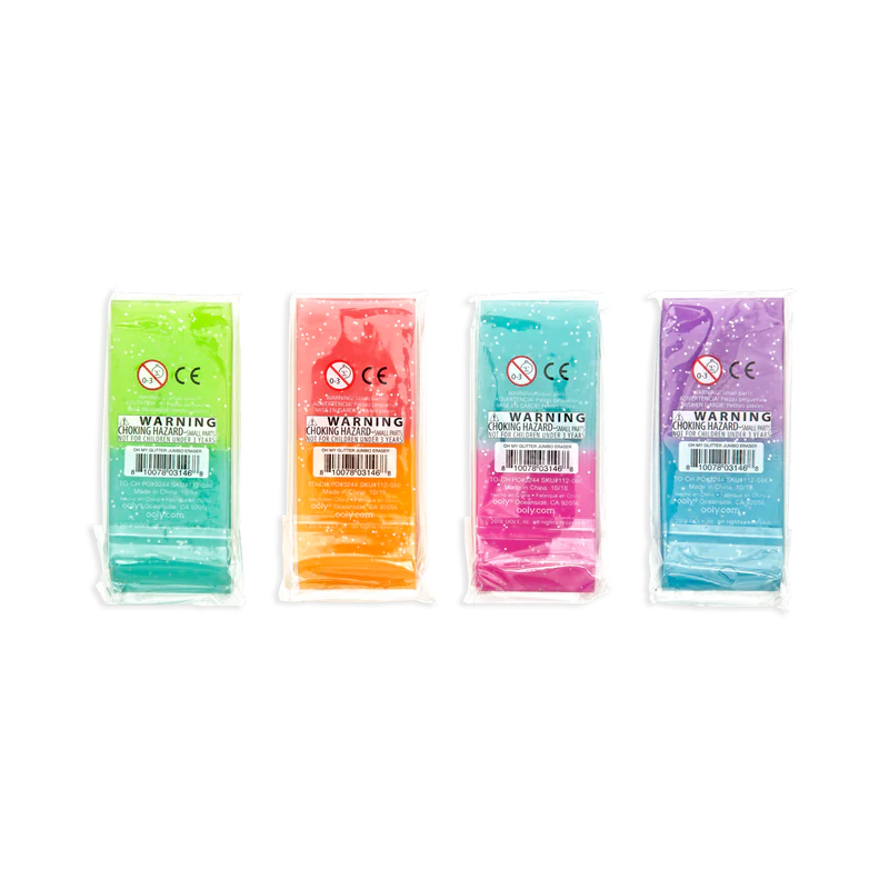 Oh My Glitter! Jumbo Erasers