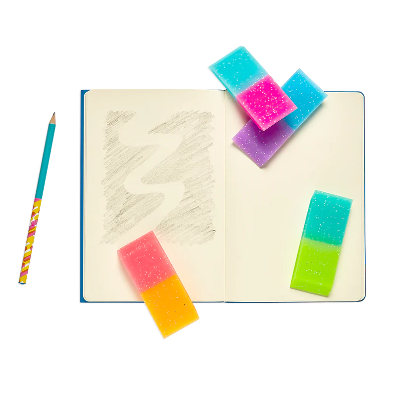 Oh My Glitter! Jumbo Erasers