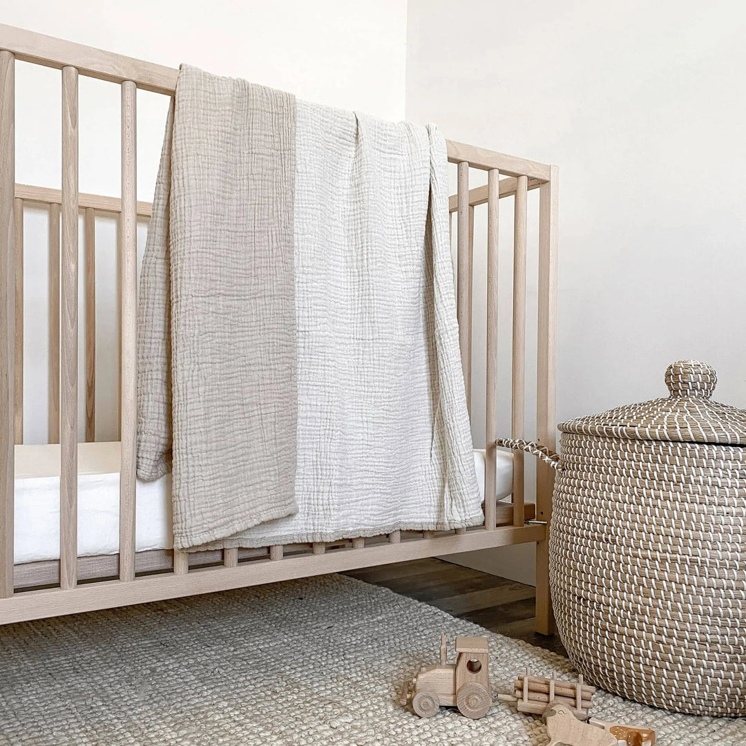 Crinkle Cotton Baby Blanket