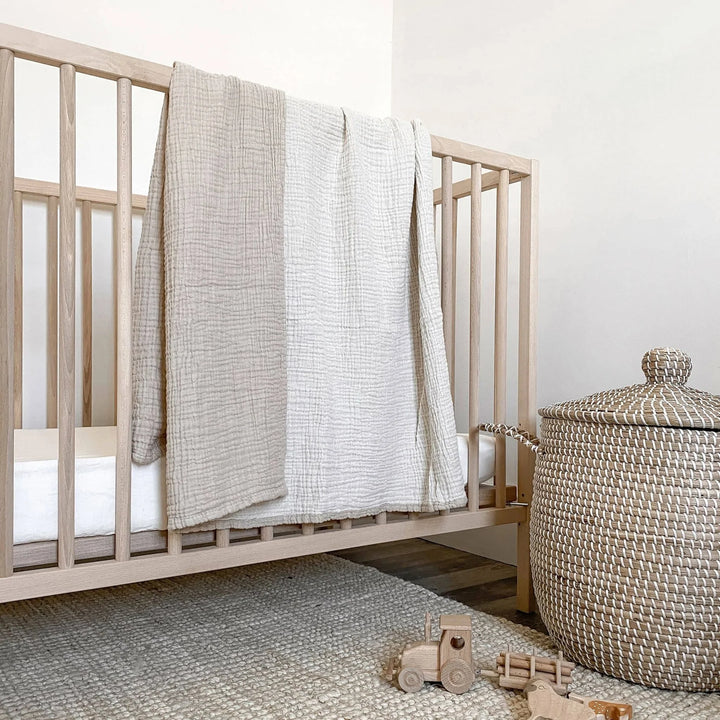 Crinkle Cotton Baby Blanket