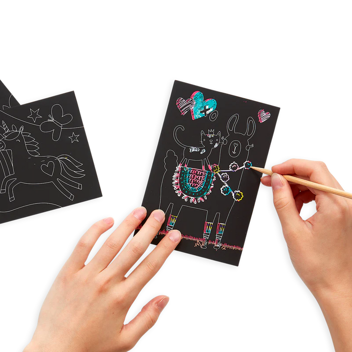 Mini Scratch and Scribble Art Kit - Funtastic Friends