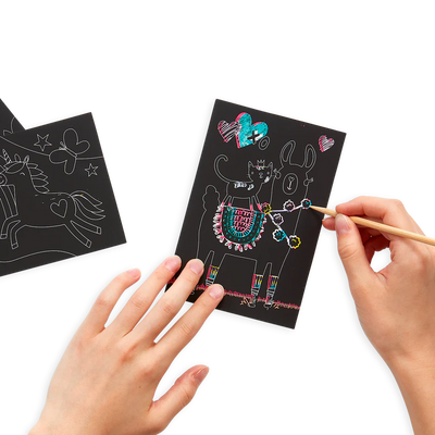Mini Scratch and Scribble Art Kit - Funtastic Friends