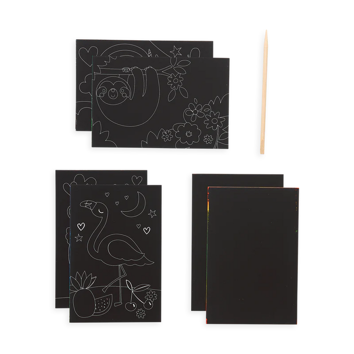 Mini Scratch and Scribble Art Kit - Funtastic Friends