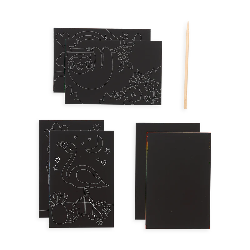 Mini Scratch and Scribble Art Kit - Funtastic Friends