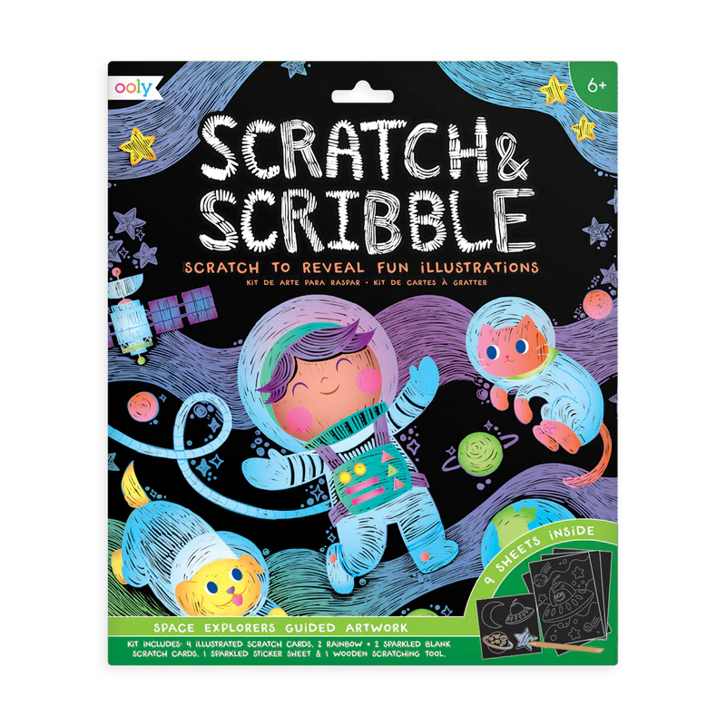 Scratch and Scribble Art Kit - Space Explorer