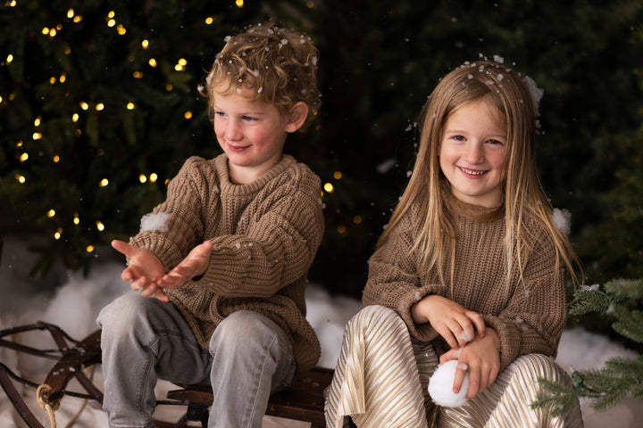 Chunky Knit Sweater | Baby & Toddler | Taupe