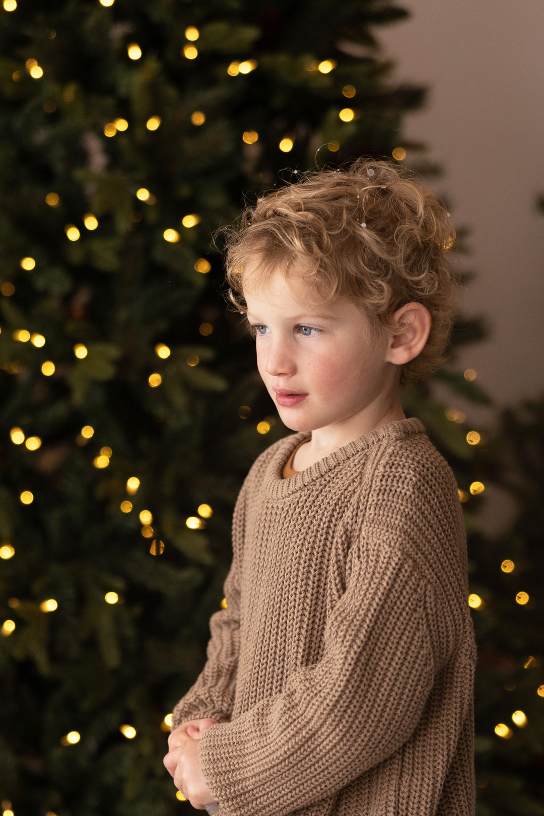 Chunky Knit Sweater | Baby & Toddler | Taupe