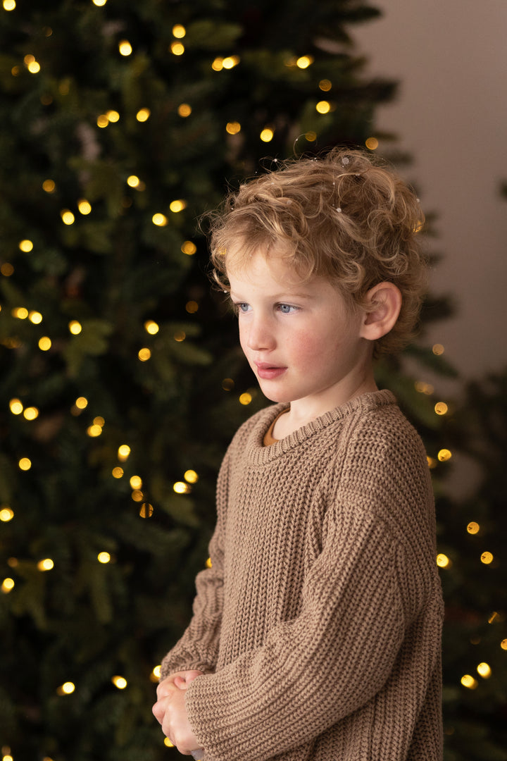 Chunky Knit Sweater | Baby & Toddler | Taupe