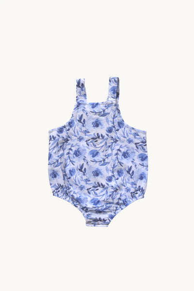 Toddler Romper - Blue Floral