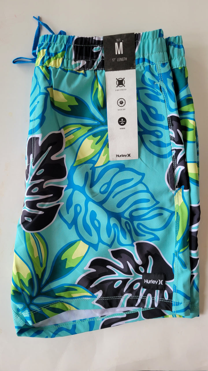 Hurley | Men's Cannonball Volley 17" Shorts - Aura Green