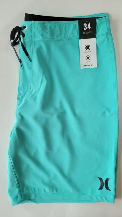 One and Only Solid 20" Boardshorts - Aura Green