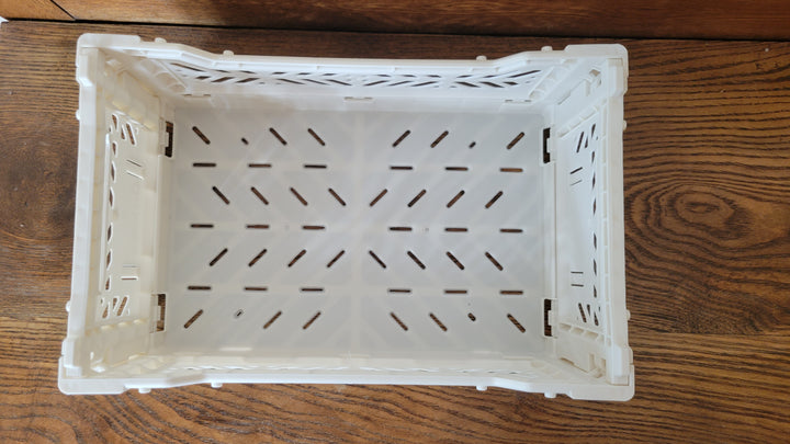 Foldable Crate - Cream