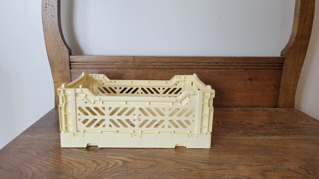 Foldable Crate - Yellow