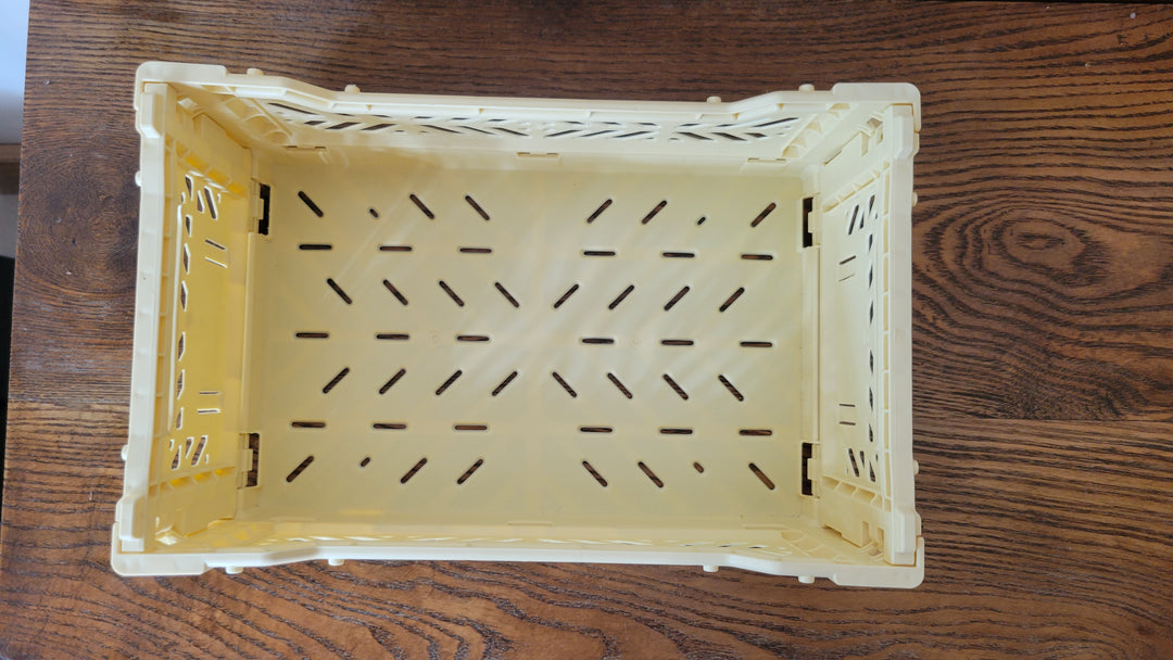 Foldable Crate - Yellow