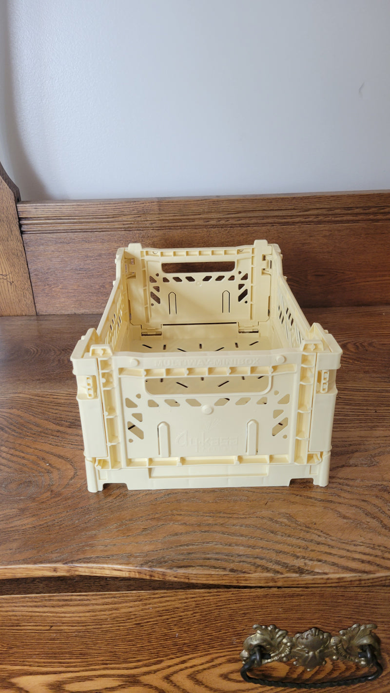 Foldable Crate - Yellow
