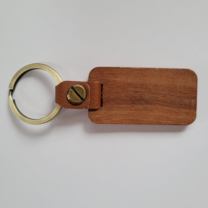 Wood & Leather Keychains