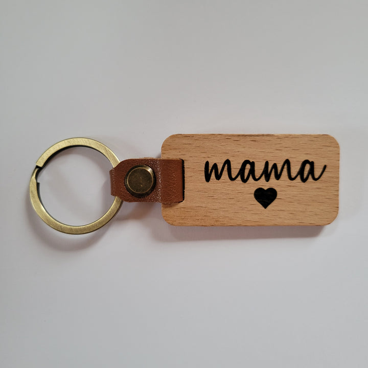 Wood & Leather Keychains