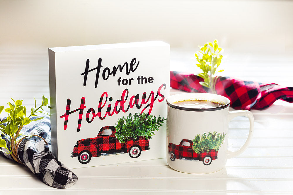 Buffalo Check Truck Mug