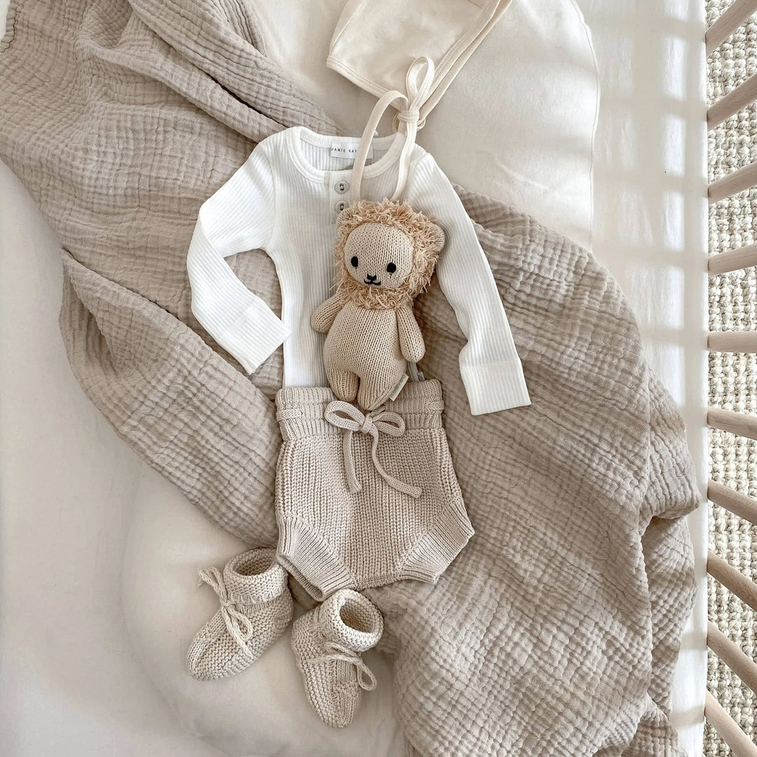 Crinkle Cotton Baby Blanket