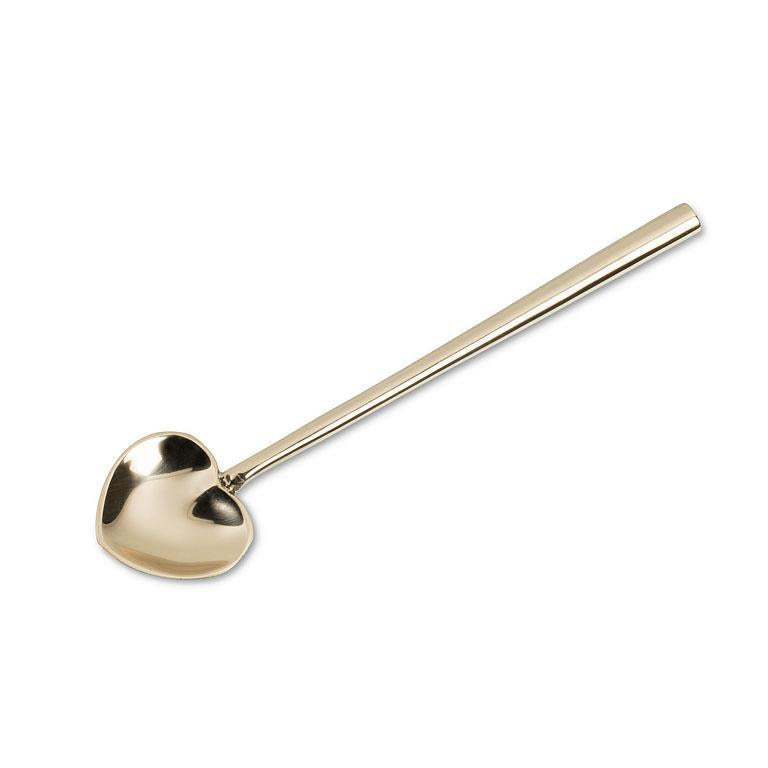 Heart Spoon / Drink Mixer - Gold