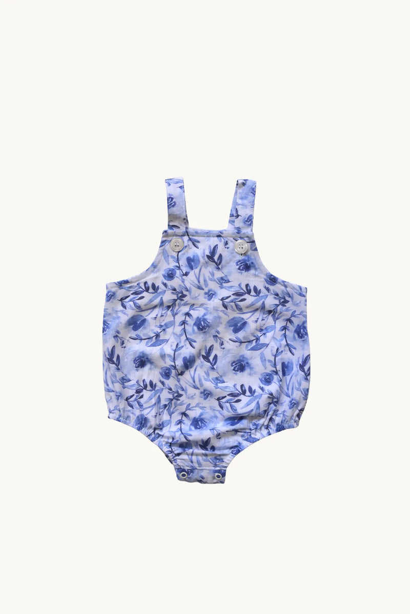 Toddler Romper - Blue Floral