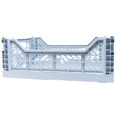 Foldable Crate - Pale Blue